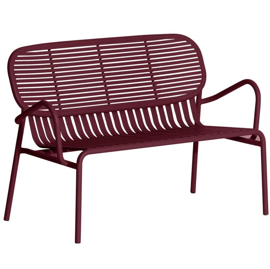 Petite Friture Week-end Tuinbank 2-zits Wit 2 Petite Friture Week-end Tuinbank 2-zits Wit - Afbeelding 2