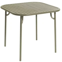 Petite Friture Week-end Tuintafel 85x85 Jade Green