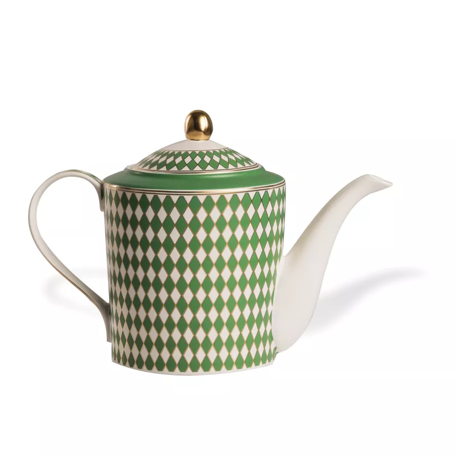 POLSPOTTEN Chess Theepot Groen 8 POLSPOTTEN Chess Theepot Groen - Afbeelding 8