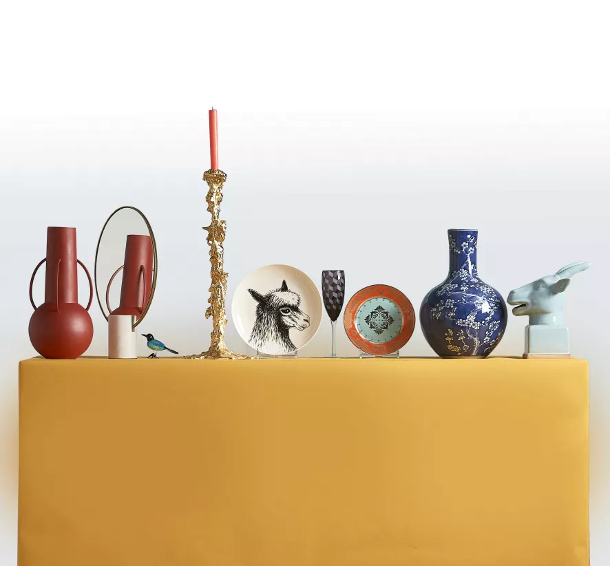 POLSPOTTEN Mirror Oval Marble White Tafelspiegel 2 POLSPOTTEN Mirror Oval Marble White Tafelspiegel - Afbeelding 2