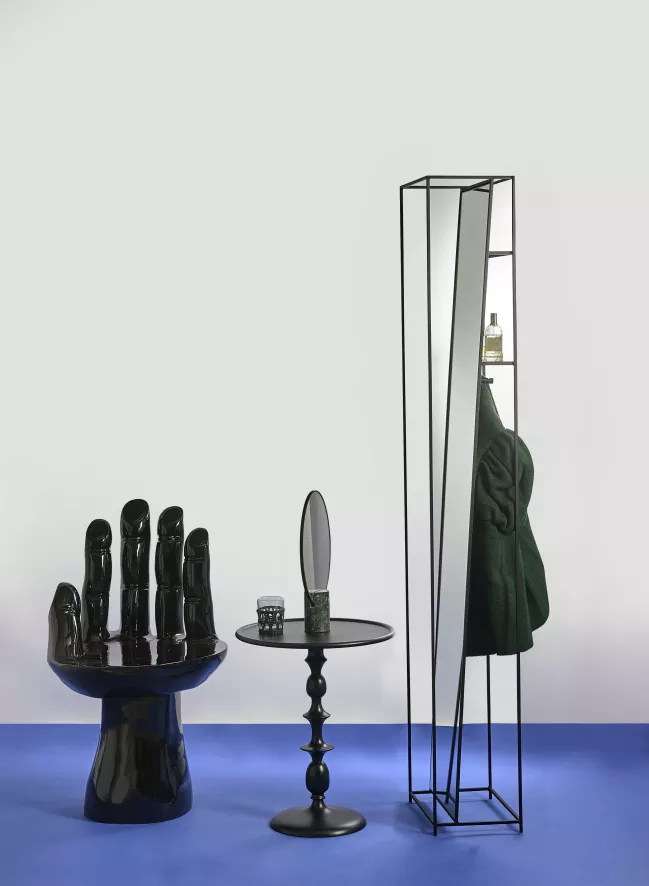 POLSPOTTEN Mirror Oval Marble White Tafelspiegel 6 POLSPOTTEN Mirror Oval Marble White Tafelspiegel - Afbeelding 6