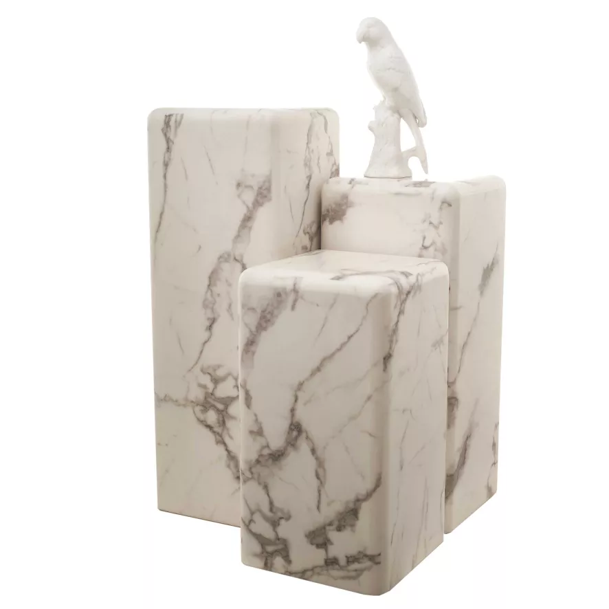 POLSPOTTEN Pillar Marble Pilaar Small Bruin 6 POLSPOTTEN Pillar Marble Pilaar Small Bruin - Afbeelding 6