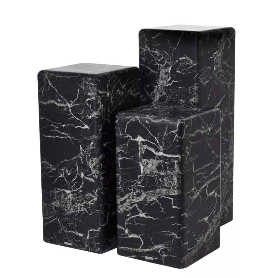 POLSPOTTEN Pillar Marble Pilaar Small Bruin 3 POLSPOTTEN Pillar Marble Pilaar Small Bruin - Afbeelding 3