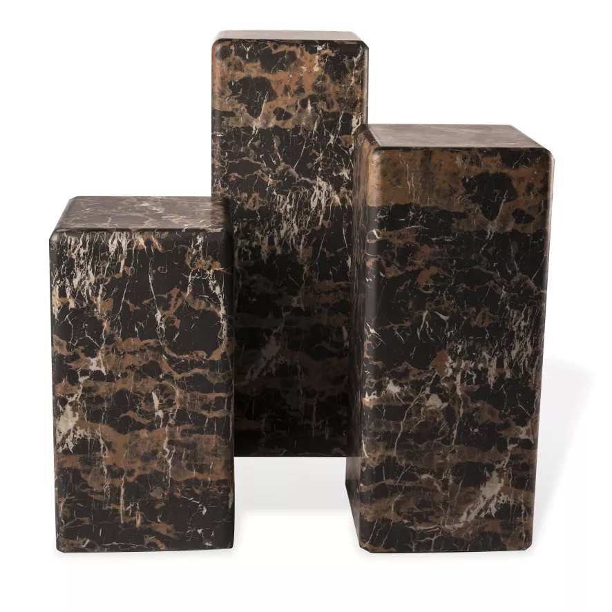 POLSPOTTEN Pillar Marble Pilaar Small Bruin 12 POLSPOTTEN Pillar Marble Pilaar Small Bruin - Afbeelding 12
