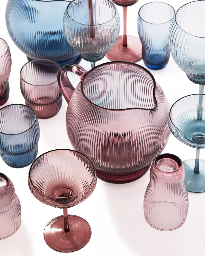 POLSPOTTEN Pum Wijnglas S Set Van 2 Donkerpaars 3 POLSPOTTEN Pum Wijnglas S Set Van 2 Donkerpaars - Afbeelding 3