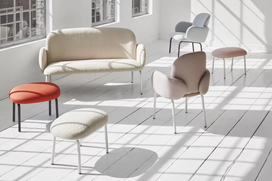 Puik Dost Voetenbank Stalen Onderstel Roze 15 Puik Dost Voetenbank Stalen Onderstel Roze - Afbeelding 15