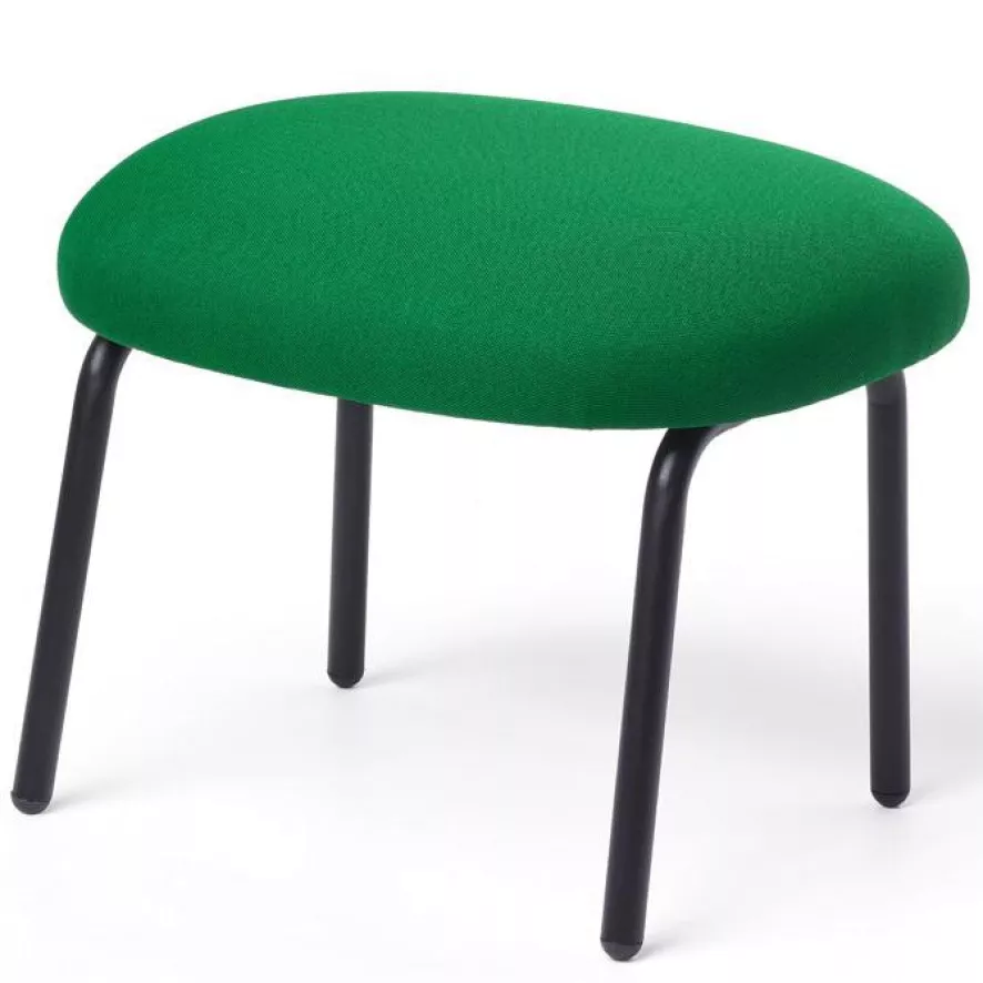 Puik Dost Voetenbank Stalen Onderstel Donkergroen 1 Puik Dost Voetenbank Stalen Onderstel Donkergroen