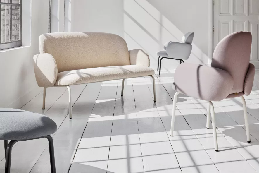 Puik Dost Voetenbank Stalen Onderstel Roze 14 Puik Dost Voetenbank Stalen Onderstel Roze - Afbeelding 14