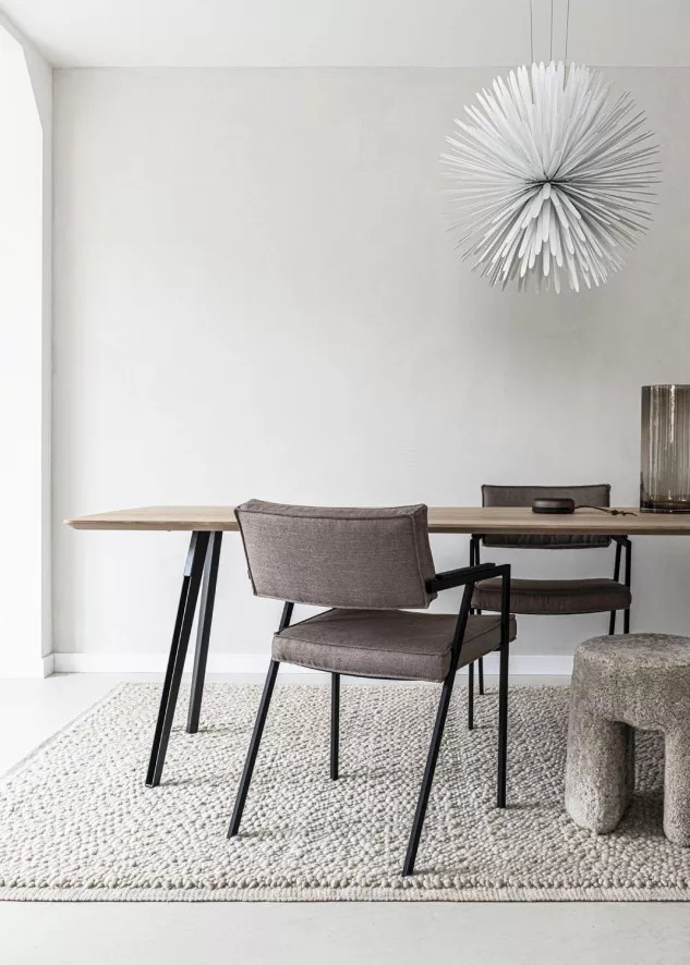 QLiv On Top Eettafel 220x90 Coal Black Oak 3 QLiv On Top Eettafel 220x90 Coal Black Oak - Afbeelding 3