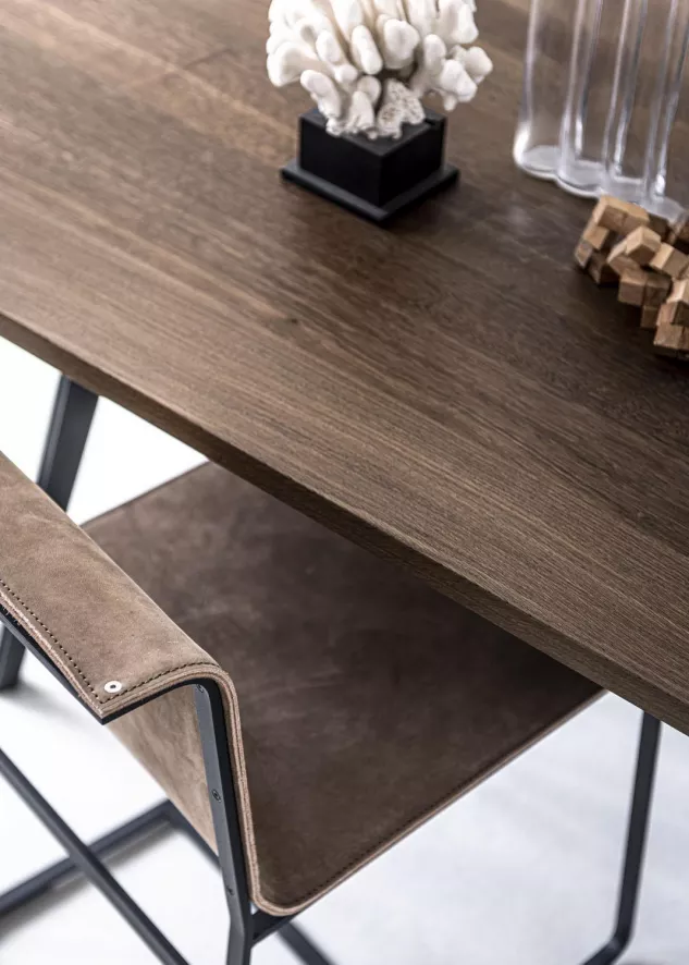 QLiv On Top Eettafel 220x90 Coal Black Oak 2 QLiv On Top Eettafel 220x90 Coal Black Oak - Afbeelding 2