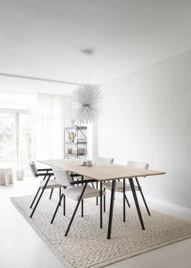 QLiv On Top Eettafel 220x90 Coal Black Oak 8 QLiv On Top Eettafel 220x90 Coal Black Oak - Afbeelding 8