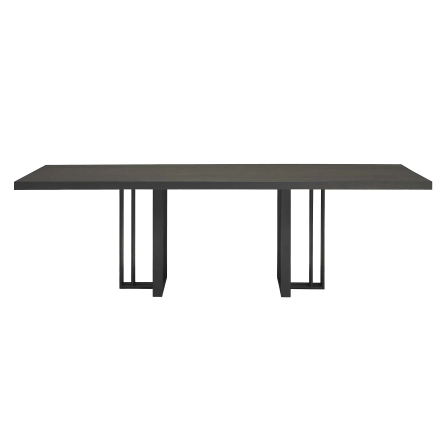 QLiv T2 Tafel 260x100 Gerookt Eiken 6 QLiv T2 Tafel 260x100 Gerookt Eiken - Afbeelding 6
