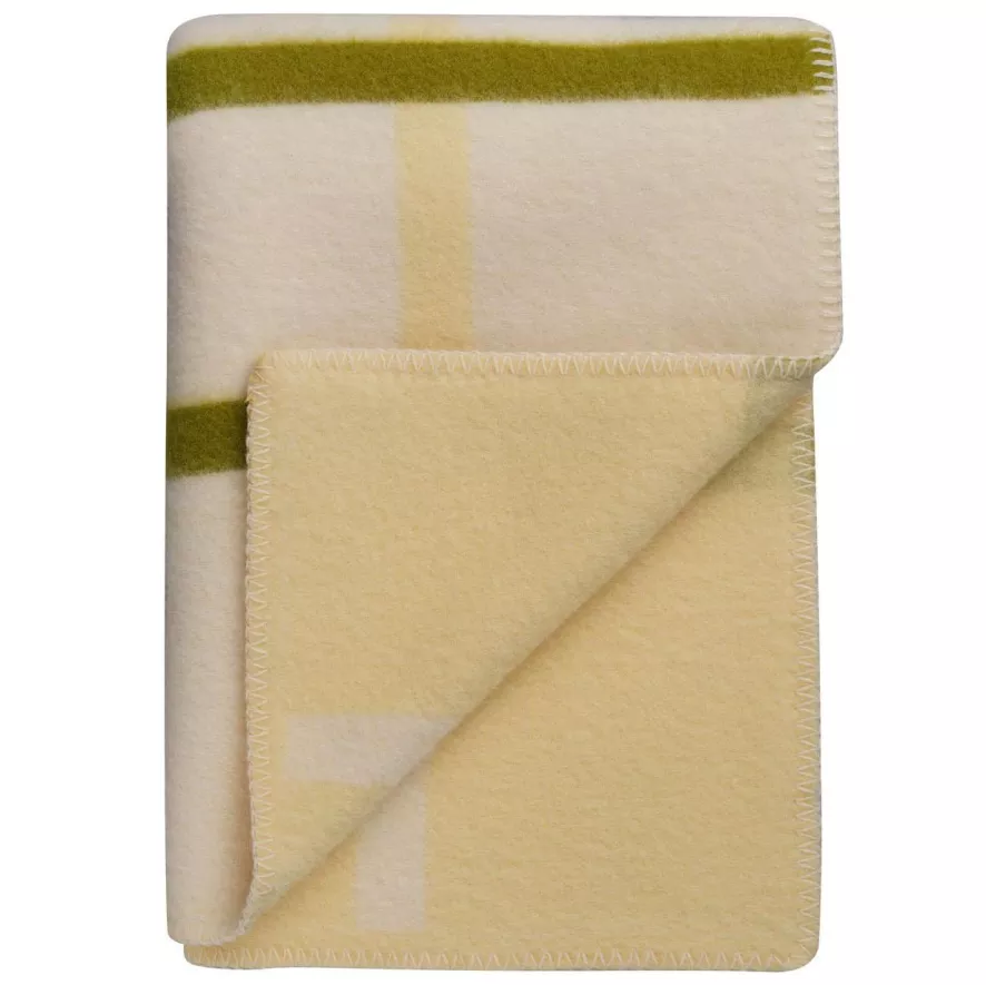 Røros Tweed Knut Plaid 135x200 Lime 1 Røros Tweed Knut Plaid 135x200 Lime