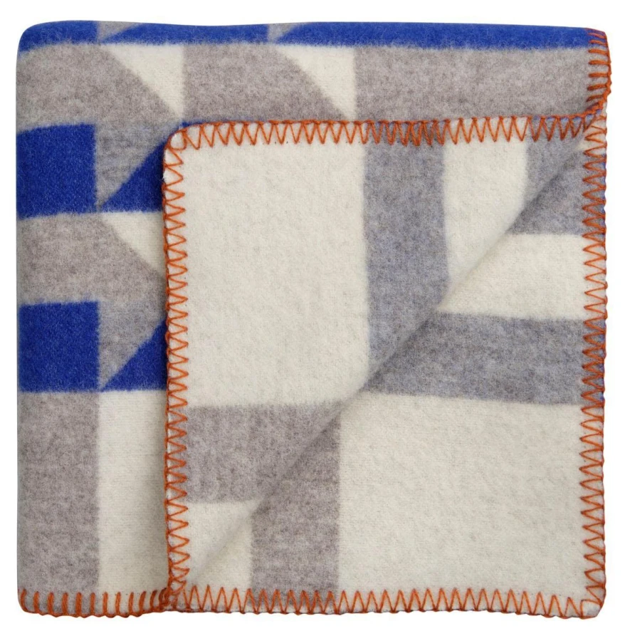 Røros Tweed Kvam Plaid 135x200 Greyscale 14 Røros Tweed Kvam Plaid 135x200 Greyscale - Afbeelding 14