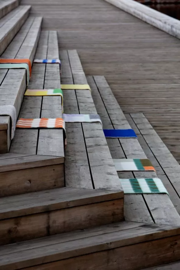 Røros Tweed Kvam Zitkussen 45x45 Greyscale 4 Røros Tweed Kvam Zitkussen 45x45 Greyscale - Afbeelding 4