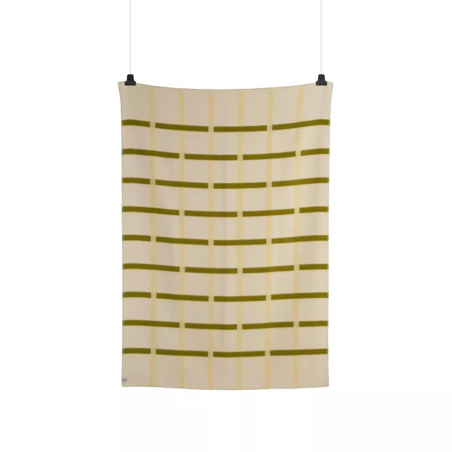 Røros Tweed Knut Plaid 135x200 Lime 13 Røros Tweed Knut Plaid 135x200 Lime - Afbeelding 13