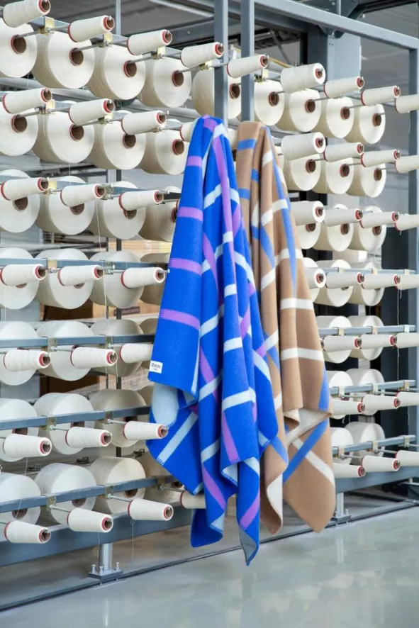 Røros Tweed Knut Plaid 135x200 Lime 6 Røros Tweed Knut Plaid 135x200 Lime - Afbeelding 6