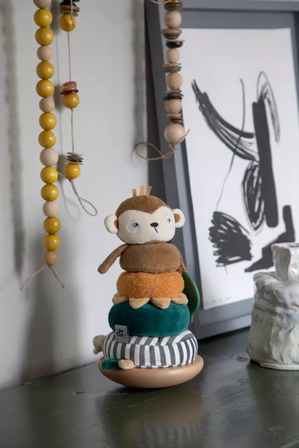 Sebra Maci The Monkey Stapeltoren Speelgoed 3 Sebra Maci The Monkey Stapeltoren Speelgoed - Afbeelding 3