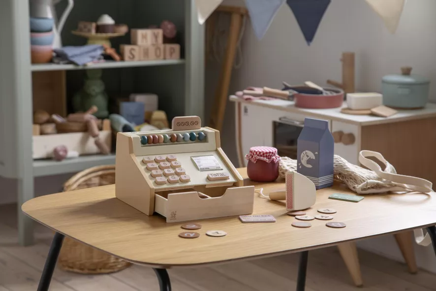 Sebra Sebra Cash Register Kassa Speelgoed 3 Sebra Sebra Cash Register Kassa Speelgoed - Afbeelding 3