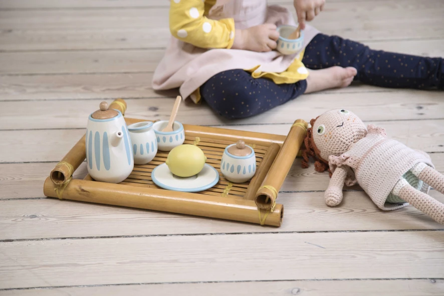 Sebra Wooden Teaset Speelgoed 3 Sebra Wooden Teaset Speelgoed - Afbeelding 3