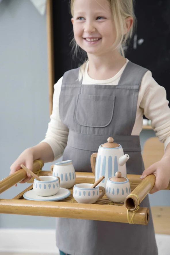 Sebra Wooden Teaset Speelgoed 4 Sebra Wooden Teaset Speelgoed - Afbeelding 4
