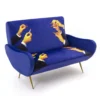 Seletti Toiletpaper Lounge Sofa 2-zits Lipsticks