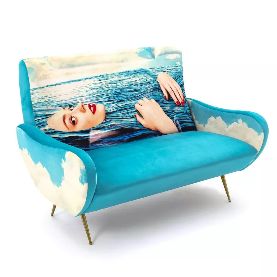 Seletti Toiletpaper Lounge Sofa 2-zits Sea Girl 1 Seletti Toiletpaper Lounge Sofa 2-zits Sea Girl