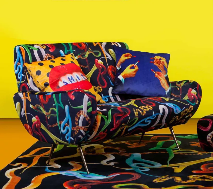 Seletti Toiletpaper Lounge Sofa 2-zits Sea Girl 7 Seletti Toiletpaper Lounge Sofa 2-zits Sea Girl - Afbeelding 7