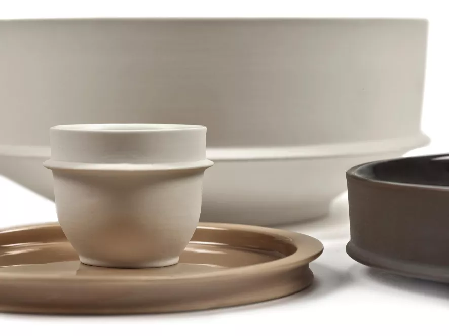 Serax Dune By Kelly Wearstler Ontbijtbord Ø17,5 Alabaster 8 Serax Dune By Kelly Wearstler Ontbijtbord Ø17,5 Alabaster - Afbeelding 8