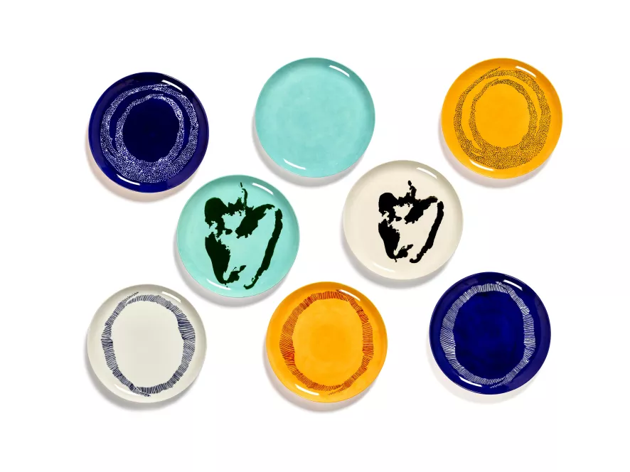 Serax Feast By Ottolenghi Dinerbord Ø26.5 Azure Pepper Green 2 Serax Feast By Ottolenghi Dinerbord Ø26.5 Azure Pepper Green - Afbeelding 2