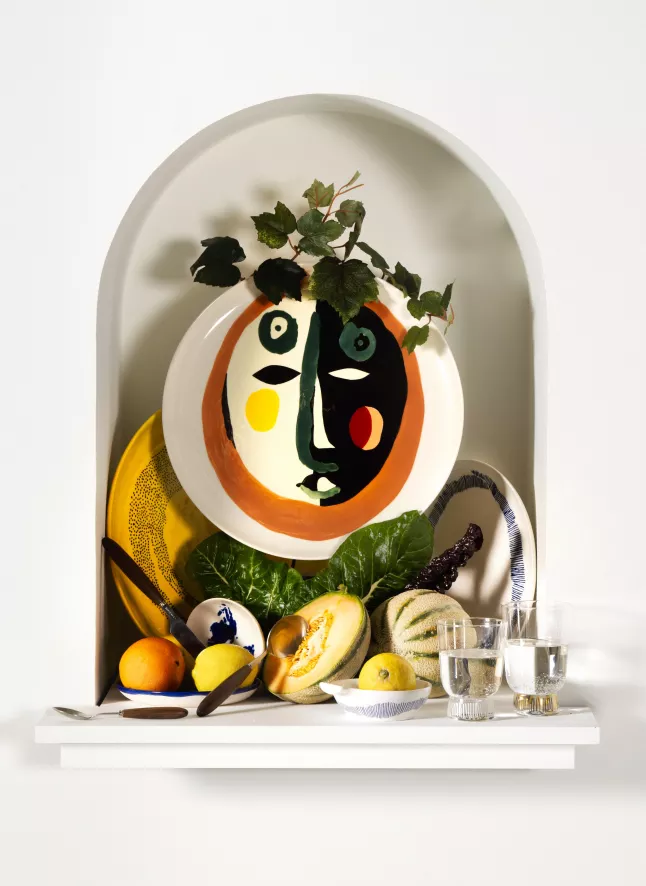 Serax Feast By Ottolenghi Schaal Ø35 Azure Pepper Gold 4 Serax Feast By Ottolenghi Schaal Ø35 Azure Pepper Gold - Afbeelding 4