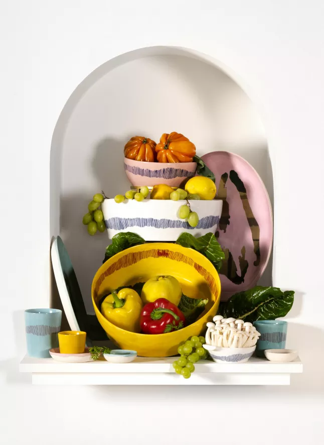 Serax Feast By Ottolenghi Kom Ø16 Azure Swirl Stripes Red 10 Serax Feast By Ottolenghi Kom Ø16 Azure Swirl Stripes Red - Afbeelding 10