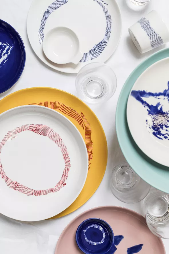 Serax Feast By Ottolenghi Schaal Ø35 Azure Pepper Gold 8 Serax Feast By Ottolenghi Schaal Ø35 Azure Pepper Gold - Afbeelding 8