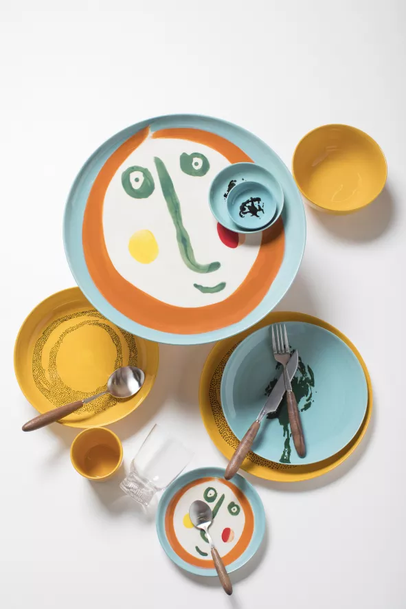 Serax Feast By Ottolenghi Schaal Ø35 Azure Pepper Gold 6 Serax Feast By Ottolenghi Schaal Ø35 Azure Pepper Gold - Afbeelding 6