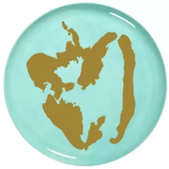 Serax Feast By Ottolenghi Schaal Ø35 Azure Pepper Gold