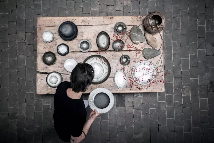 Serax Inku By Sergio Herman Kom Ø11 White 2 Serax Inku By Sergio Herman Kom Ø11 White - Afbeelding 2