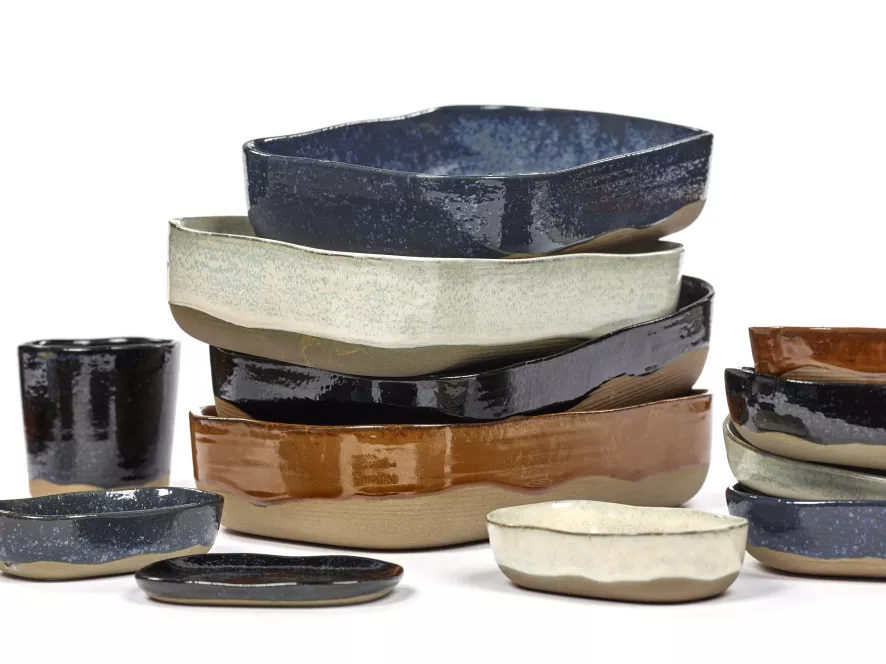 Serax La Nouvelle Table By Merci Ovenschaal Dark Blue 2 Serax La Nouvelle Table By Merci Ovenschaal Dark Blue - Afbeelding 2