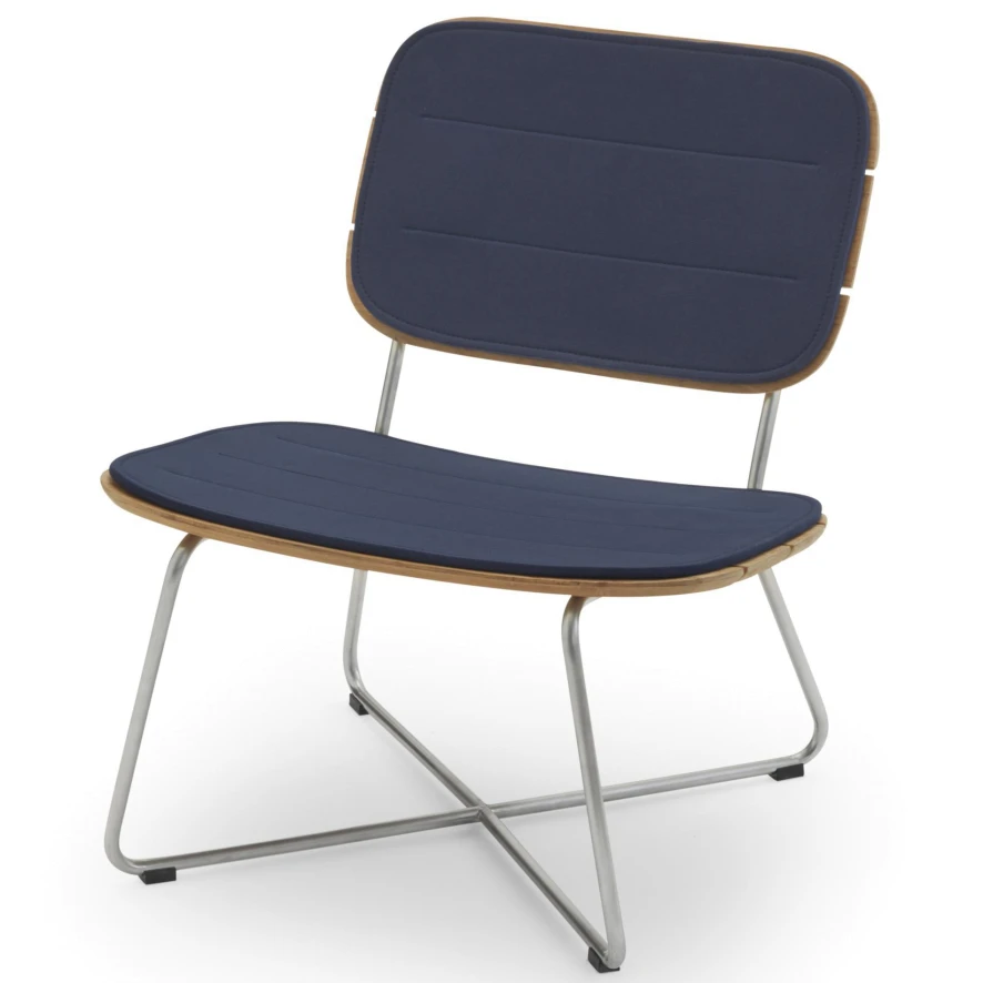 Skagerak Zitkussen Voor Lilium Fauteuil Charcoal 2 Skagerak Zitkussen Voor Lilium Fauteuil Charcoal - Afbeelding 2