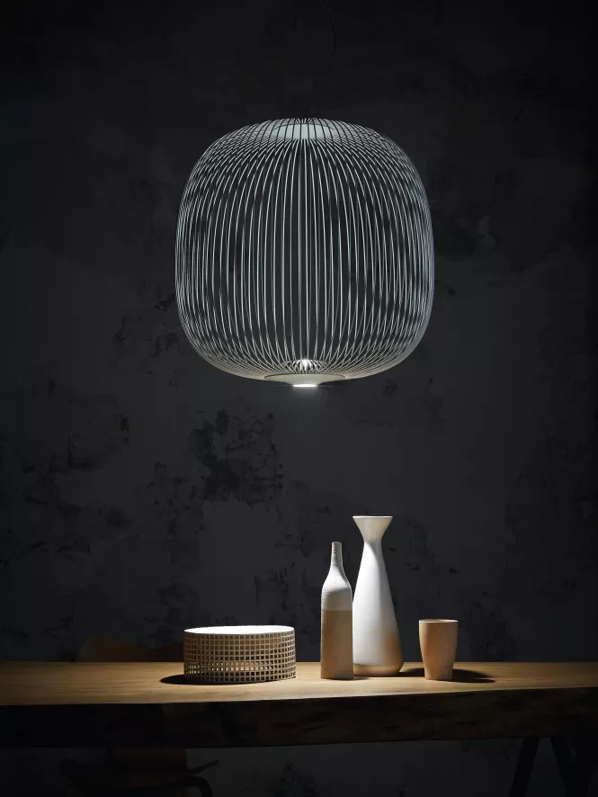 Foscarini Spokes 2 MyLight Hanglamp Ø52 LED Zwart 3 Foscarini Spokes 2 MyLight Hanglamp Ø52 LED Zwart - Afbeelding 3