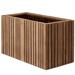 Squarely Copenhagen GrowLARGE Plantenbak Incl Waterreservoir 90x45, Donker Eiken