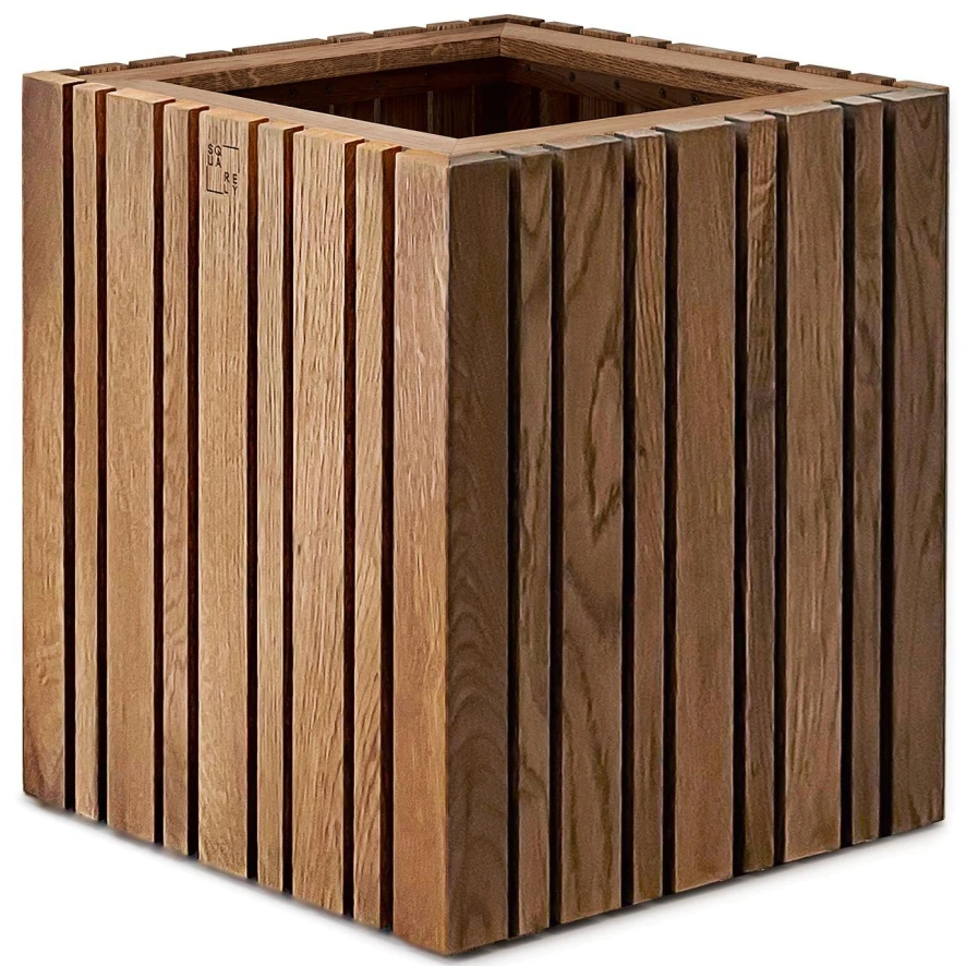 Squarely Copenhagen GrowMORE Plantenbak Incl Waterreservoir 35x35 Naturel Essen 2 Squarely Copenhagen GrowMORE Plantenbak Incl Waterreservoir 35x35 Naturel Essen - Afbeelding 2