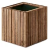 Squarely Copenhagen GrowON Wall Hangende Plantenbak Incl Reservoir 22x22 Dark Oak