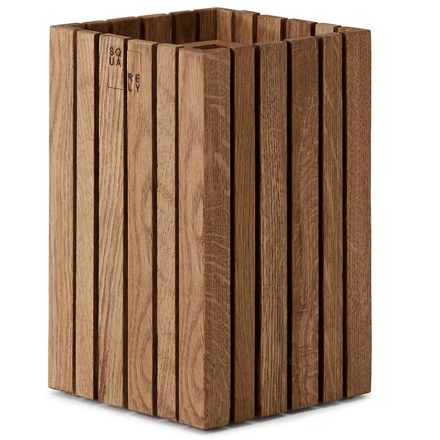 Squarely Copenhagen GrowSmall Wall Hangende Plantenbak + Reservoir 14x14 Dark Oak 1 Squarely Copenhagen GrowSmall Wall Hangende Plantenbak + Reservoir 14x14 Dark Oak