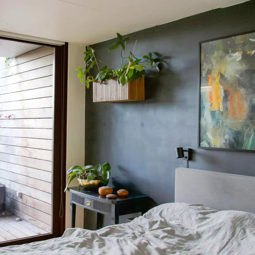 Squarely Copenhagen GrowWIDE Balkon Plantenbak, Dark Oak, Bruin Leer 48cm 5 Squarely Copenhagen GrowWIDE Balkon Plantenbak, Dark Oak, Bruin Leer 48cm - Afbeelding 5