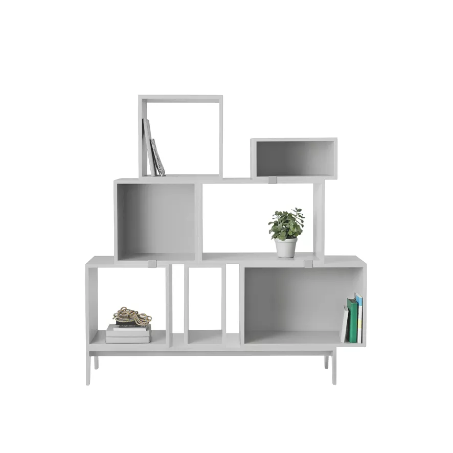 Muuto Stacked 2.0 Kast Large Open Lichtgrijs 17 Muuto Stacked 2.0 Kast Large Open Lichtgrijs - Afbeelding 17