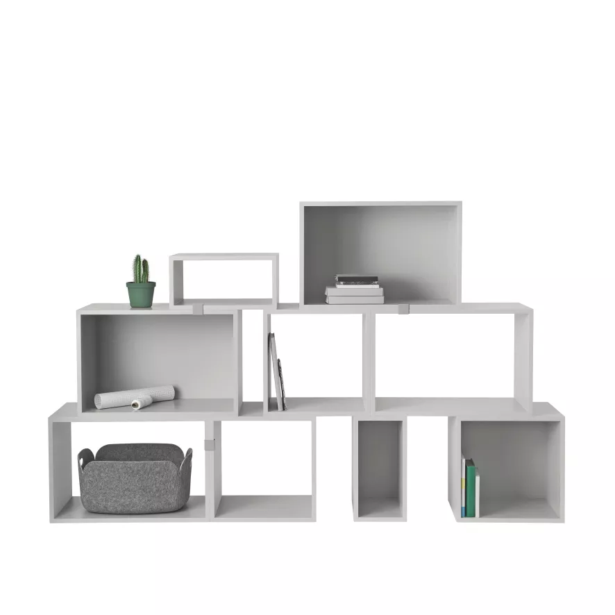 Muuto Stacked 2.0 Kast Large Open Lichtgrijs 19 Muuto Stacked 2.0 Kast Large Open Lichtgrijs - Afbeelding 19