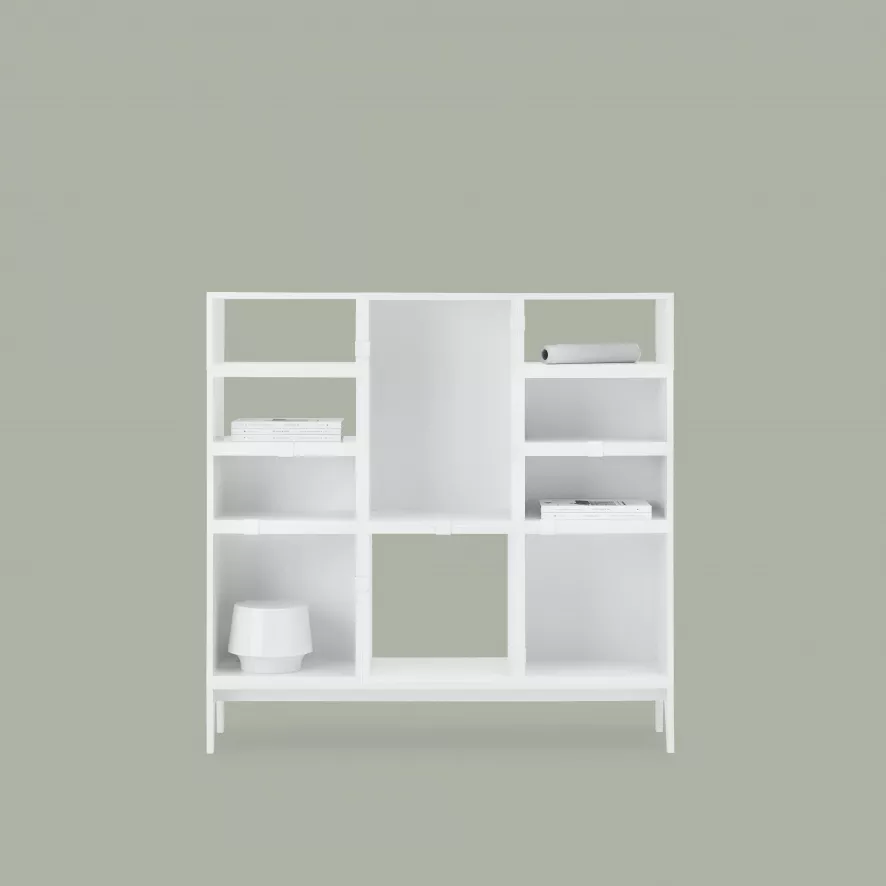 Muuto Stacked 2.0 Kast Large Open Lichtgrijs 4 Muuto Stacked 2.0 Kast Large Open Lichtgrijs - Afbeelding 4