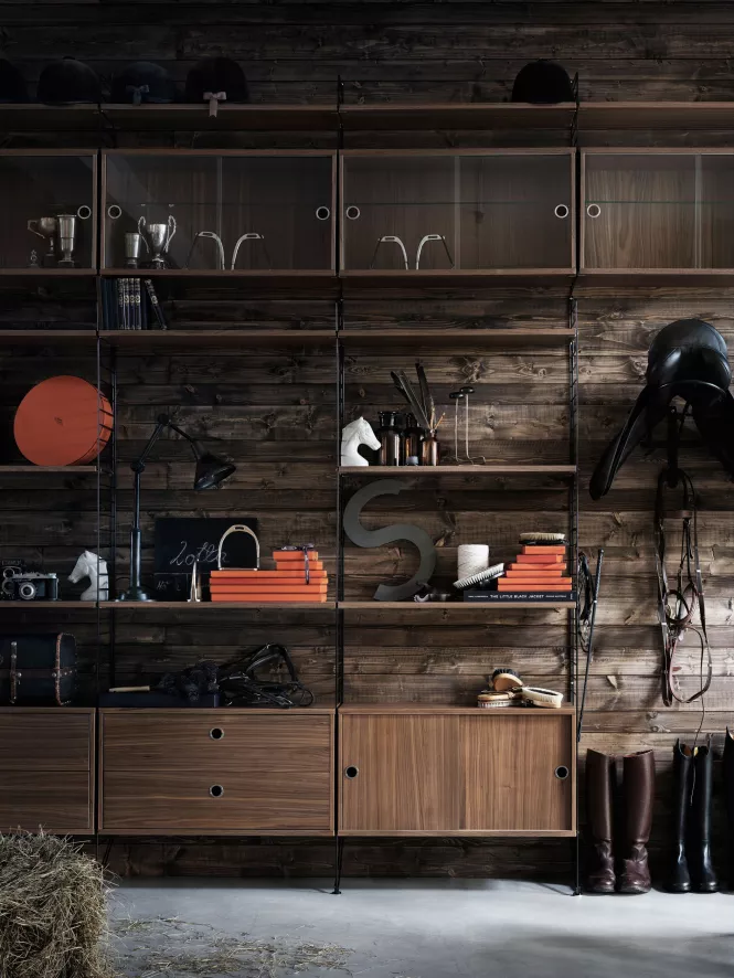 String Furniture Dressoir Medium, Zwart/walnoot 5 String Furniture Dressoir Medium, Zwart/walnoot - Afbeelding 5