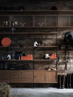 String Furniture Hoge Kast Small, Zwart/walnoot -Beste Meubelcollectie Winkel x886x886 string hoge kast zwart walnoot sfeer.jpg.pagespeed.ic .lezCvdZync