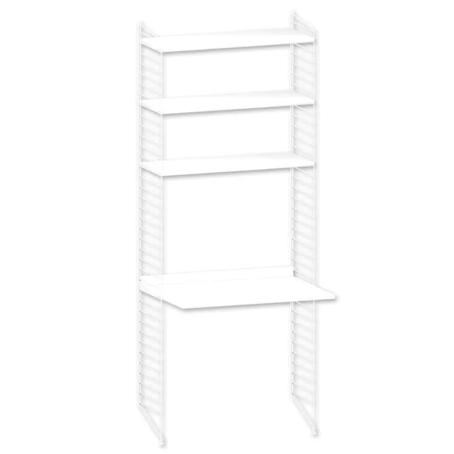 String Furniture Kast Met Tafel Small, Wit 1 String Furniture Kast Met Tafel Small, Wit